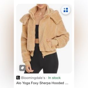 Alo yoga foxy Sherpa jacket